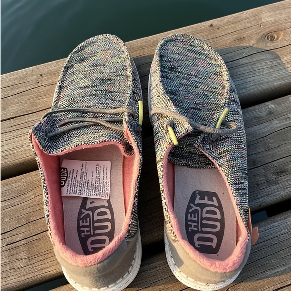 Never worn!! Hey Dude women multi-color Shoes - Picture 2 of 5